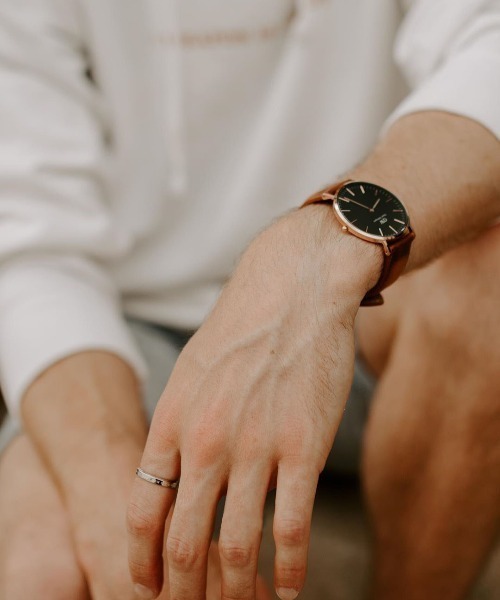 Daniel Wellington（ダニエルウェリントン）の「CLASSIC ST MAWES STRAP（アナログ腕時計・レディース・シルバー/ピンクゴールド・20mm/18mm）」の9枚目の写真