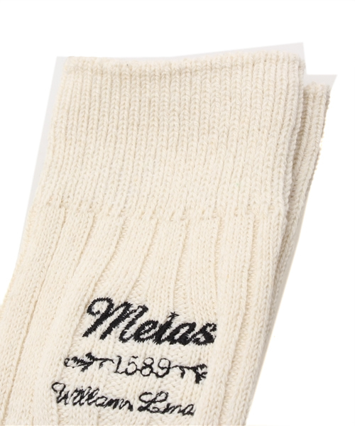 WEGO（ウィゴー）の「WEGO/刺繍2ラインソックス（ソックス/靴下・レディース・ブラック/グレー/レッド・FREE）」の4枚目の写真