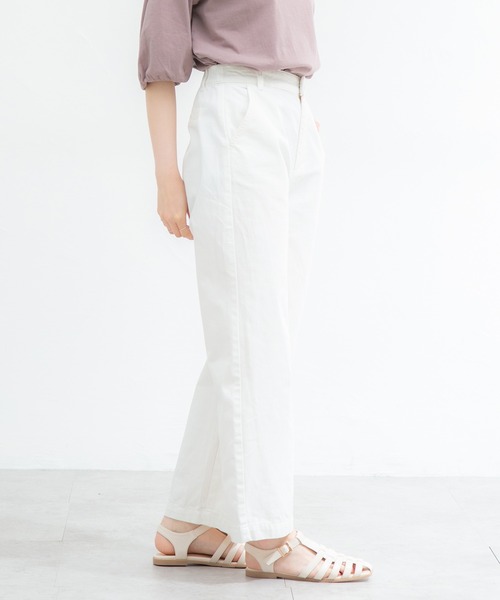 Honeys（ハニーズ）の「デニムストレートパンツ（デニムパンツ・レディース・ブラック/インディゴブルー/ブルー/オフホワイト・LL/SS/S/M/L）」の10枚目の写真