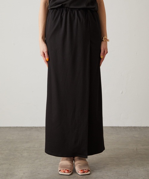 COLLAGE GALLARDAGALANTE（コラージュガリャルダガランテ）の「スニーカーにヒールに合うカットスリットタイトスカート/手洗い可（スカート・レディース・ブラック/ベージュ/ブルー・FREE）」の22枚目の写真