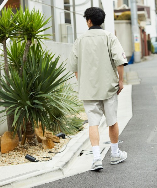 FREAK'S STORE(フリークスストア)の「FREAK'S STORE/フリークス ストア ワッペンワークシャツ/ワークシャツ/オープンカラーシャツ(シャツ/ブラウス・メンズ・ブラック/ベージュ/グリーン/サックスブルー・SMALL/MEDIUM/LARGE)」の16枚目の写真
