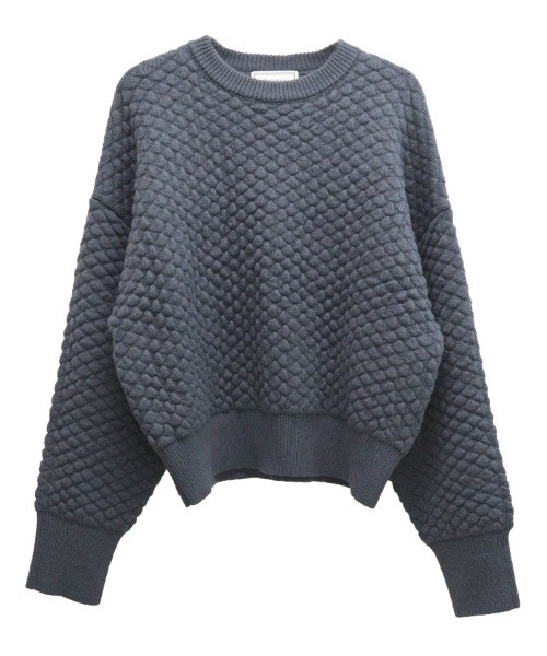 DONOBAN(ドノバン)の「ポップコーンニット(ニット/セーター・レディース・マスタード/ラベンダー/アイボリー/ブルーグレー・F)」の10枚目の写真