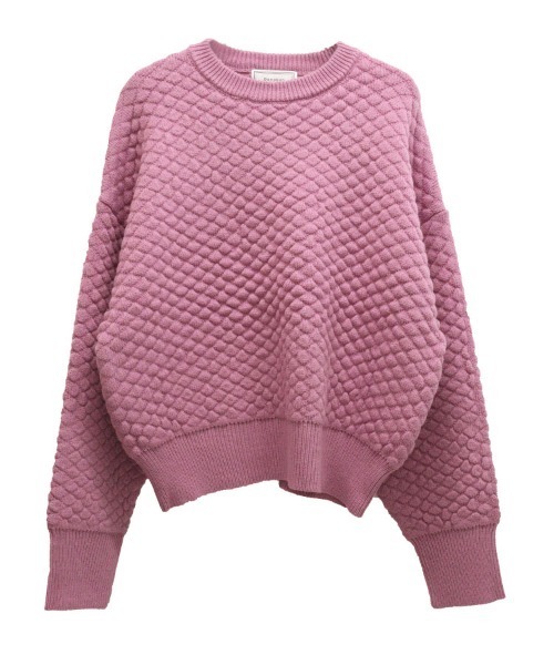 DONOBAN(ドノバン)の「ポップコーンニット(ニット/セーター・レディース・マスタード/ラベンダー/アイボリー/ブルーグレー・F)」の11枚目の写真