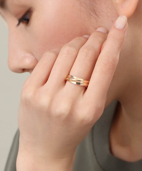 k10 ダイヤモンドウェーブハーフエタニティリング#12