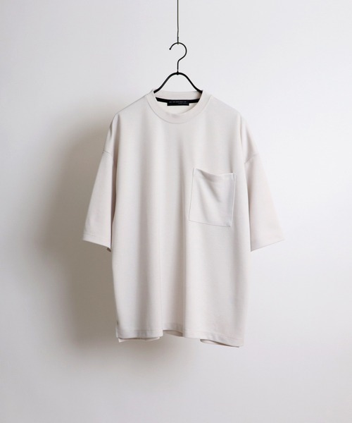Confirm（コンファーム）の「ライトポンチルーズシルエットTシャツ【Confirm】（Tシャツ/カットソー・メンズ・ナチュラル/ホワイト/ブラック/ライトグレー/ブラウン/グリーン/ホワイト×グレー/チャコールグレー・L/M）」の7枚目の写真