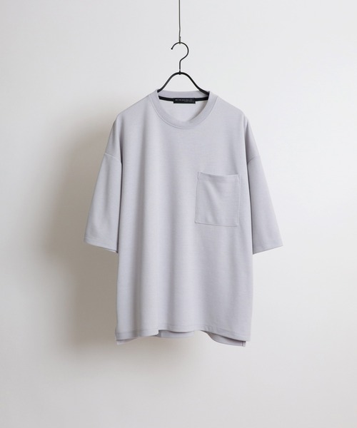 Confirm（コンファーム）の「ライトポンチルーズシルエットTシャツ【Confirm】（Tシャツ/カットソー・メンズ・ナチュラル/ホワイト/ブラック/ライトグレー/ブラウン/グリーン/ホワイト×グレー/チャコールグレー・L/M）」の5枚目の写真