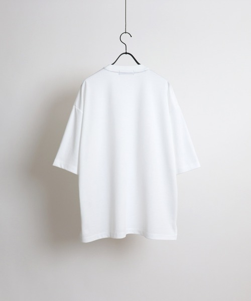 Confirm（コンファーム）の「ライトポンチルーズシルエットTシャツ【Confirm】（Tシャツ/カットソー・メンズ・ナチュラル/ホワイト/ブラック/ライトグレー/ブラウン/グリーン/ホワイト×グレー/チャコールグレー・L/M）」の9枚目の写真