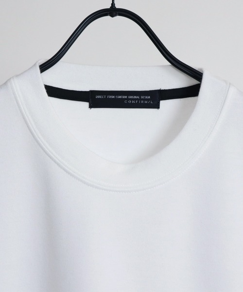Confirm（コンファーム）の「ライトポンチルーズシルエットTシャツ【Confirm】（Tシャツ/カットソー・メンズ・ナチュラル/ホワイト/ブラック/ライトグレー/ブラウン/グリーン/ホワイト×グレー/チャコールグレー・L/M）」の10枚目の写真