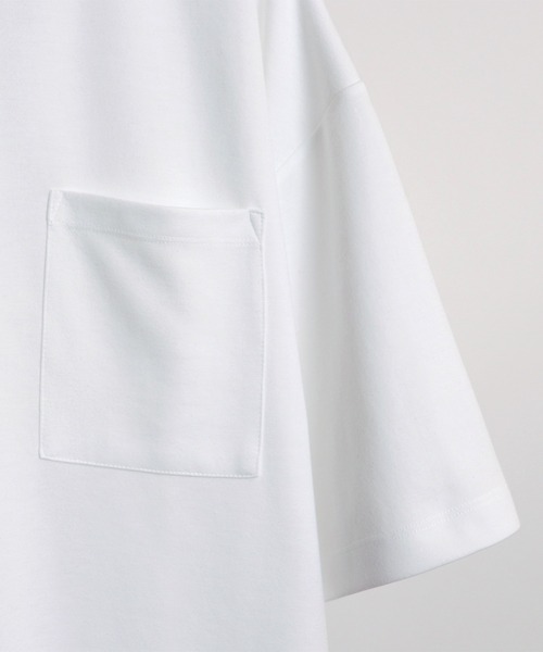 Confirm（コンファーム）の「ライトポンチルーズシルエットTシャツ【Confirm】（Tシャツ/カットソー・メンズ・ナチュラル/ホワイト/ブラック/ライトグレー/ブラウン/グリーン/ホワイト×グレー/チャコールグレー・L/M）」の13枚目の写真