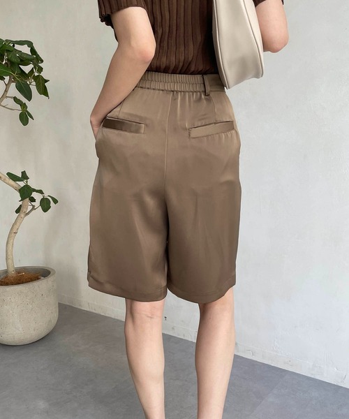 CAPRICIEUX LE'MAGE」 ハーフパンツ 36 ベージュ レディース