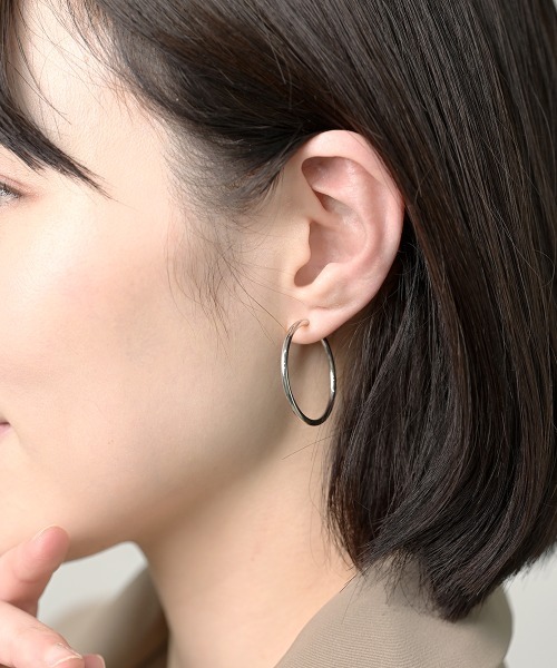 F&D : 3cm フープイヤリング（イヤリング）｜Fun & Daily（ファン