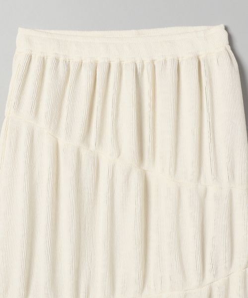 JEANASIS（ジーナシス）の「キリカエギャザーナロースカート/352416（スカート・レディース・オフホワイト/スミクロ/パープル・FREE）」の12枚目の写真