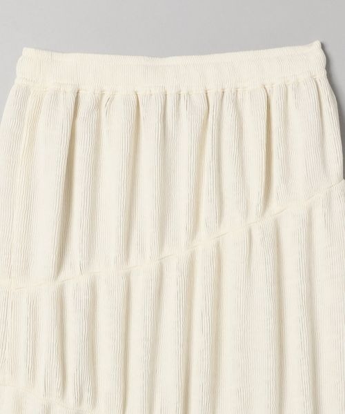 JEANASIS（ジーナシス）の「キリカエギャザーナロースカート/352416（スカート・レディース・オフホワイト/スミクロ/パープル・FREE）」の11枚目の写真