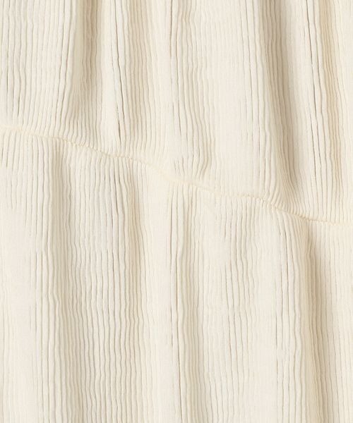 JEANASIS（ジーナシス）の「キリカエギャザーナロースカート/352416（スカート・レディース・オフホワイト/スミクロ/パープル・FREE）」の4枚目の写真