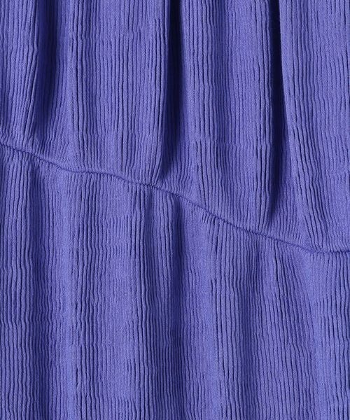 JEANASIS（ジーナシス）の「キリカエギャザーナロースカート/352416（スカート・レディース・オフホワイト/スミクロ/パープル・FREE）」の9枚目の写真