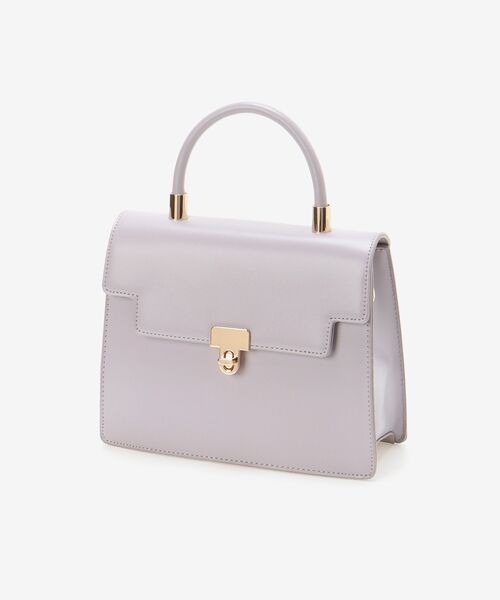 MAJESTIC LEGON（マジェスティックレゴン）の「上品カラーハンドバッグ（ハンドバッグ・レディース・ライトグレー/アイボリー/ラベンダー・FREE）」の11枚目の写真