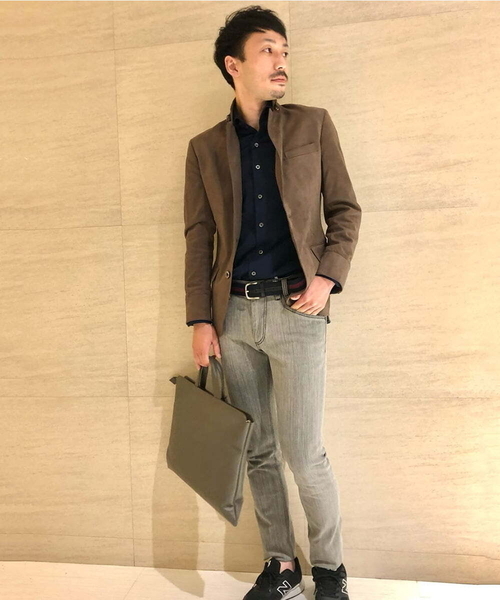 MICHEL KLEIN HOMME (ミッシェルクランオム)の「ベーシックドレスシャツ(シャツ/ブラウス・メンズ・ホワイト/ネイビー・LARGE/MEDIUM/X-LARGE)」の11枚目の写真