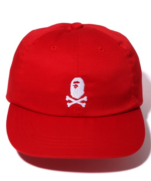 A BATHING APE（アベイシングエイプ）の「APE CROSSBONE PANEL CAP M（キャップ・メンズ・レッド/イエロー/グリーン/ネイビー・FREE）」の18枚目の写真