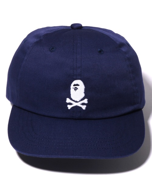 A BATHING APE（アベイシングエイプ）の「APE CROSSBONE PANEL CAP M（キャップ・メンズ・レッド/イエロー/グリーン/ネイビー・FREE）」の17枚目の写真