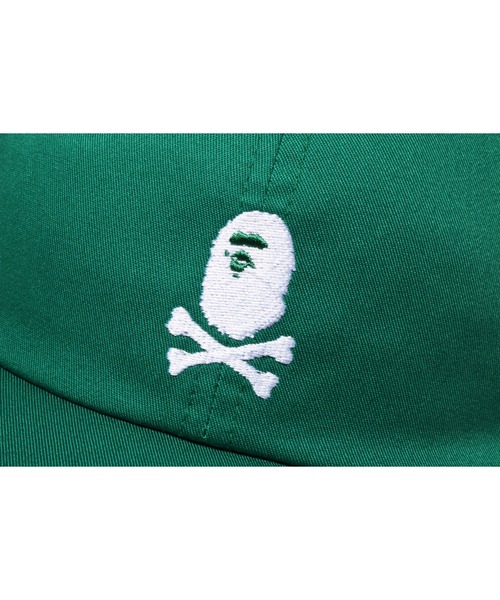 A BATHING APE（アベイシングエイプ）の「APE CROSSBONE PANEL CAP M（キャップ・メンズ・レッド/イエロー/グリーン/ネイビー・FREE）」の13枚目の写真