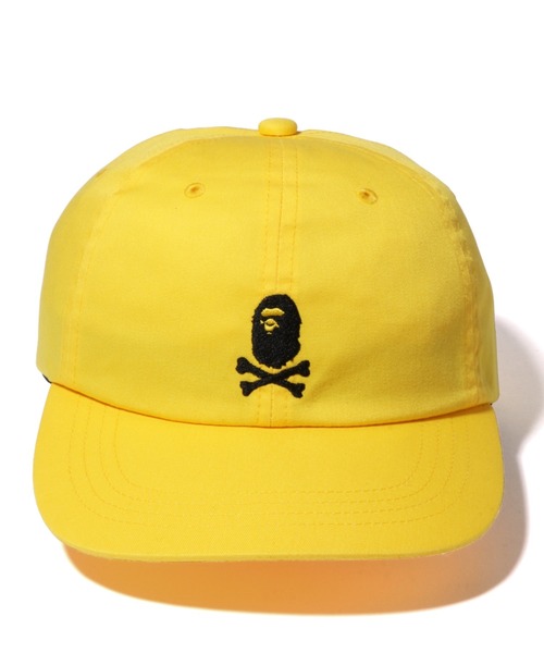 A BATHING APE（アベイシングエイプ）の「APE CROSSBONE PANEL CAP M（キャップ・メンズ・レッド/イエロー/グリーン/ネイビー・FREE）」の10枚目の写真