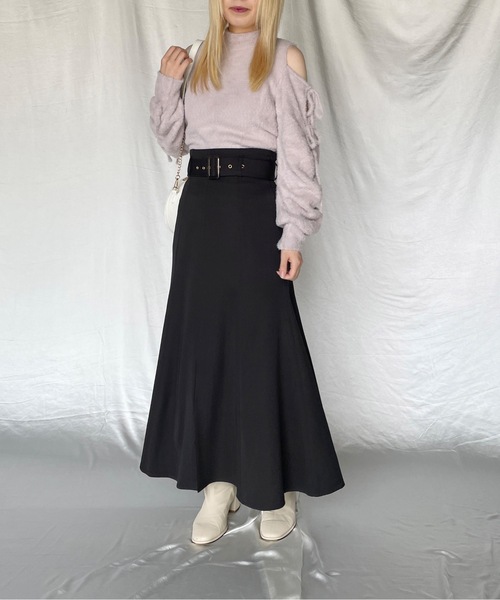 TORTE（トルテ）の「前スリットマーメイドスカート（スカート・レディース・ブルー系その他/ライトブラウン/ブラウン系その他/ベージュ/ブラック/ブラック系その他/グレー系その他・FREE）」の2枚目の写真