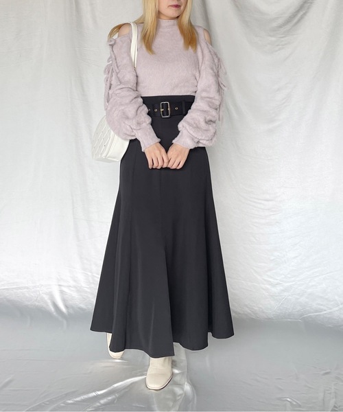 TORTE（トルテ）の「前スリットマーメイドスカート（スカート・レディース・ブルー系その他/ライトブラウン/ブラウン系その他/ベージュ/ブラック/ブラック系その他/グレー系その他・FREE）」の8枚目の写真