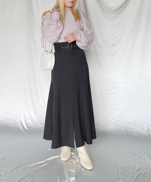 TORTE（トルテ）の「前スリットマーメイドスカート（スカート・レディース・ブルー系その他/ライトブラウン/ブラウン系その他/ベージュ/ブラック/ブラック系その他/グレー系その他・FREE）」の9枚目の写真