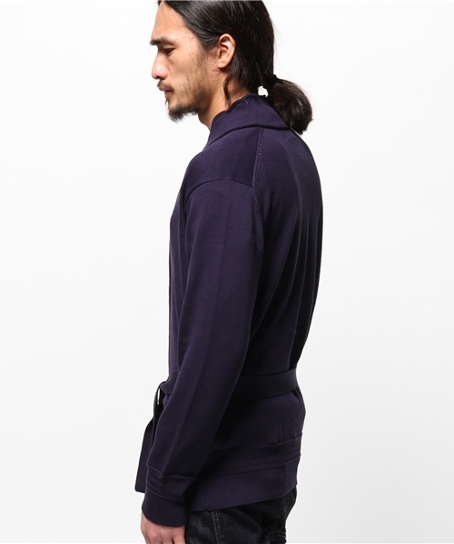 EDIFICE（エディフィス）の「◇ミドルゲージコットン ガウン（カーディガン/ボレロ・メンズ・ブルー系その他/イエロー/ホワイト・48/46/44）」の5枚目の写真