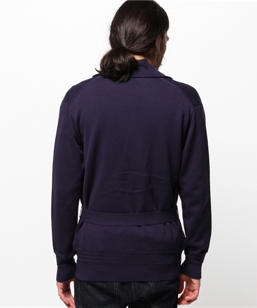 EDIFICE（エディフィス）の「◇ミドルゲージコットン ガウン（カーディガン/ボレロ・メンズ・ブルー系その他/イエロー/ホワイト・48/46/44）」の6枚目の写真