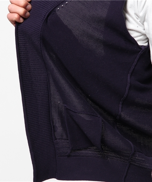 EDIFICE（エディフィス）の「◇ミドルゲージコットン ガウン（カーディガン/ボレロ・メンズ・ブルー系その他/イエロー/ホワイト・48/46/44）」の13枚目の写真