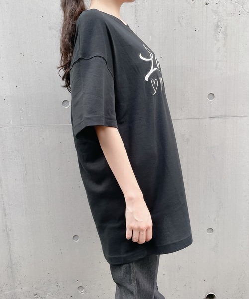 lilLilly（リルリリー）の「Love you self Tシャツ（Tシャツ/カットソー・レディース・ブラック/ピンク/ブルー・FREE）」の16枚目の写真