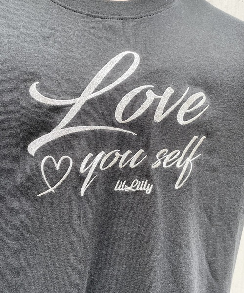 lilLilly（リルリリー）の「Love you self Tシャツ（Tシャツ/カットソー・レディース・ブラック/ピンク/ブルー・FREE）」の20枚目の写真