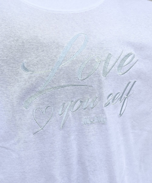 lilLilly（リルリリー）の「Love you self Tシャツ（Tシャツ/カットソー・レディース・ブラック/ピンク/ブルー・FREE）」の22枚目の写真