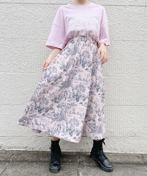 lilLilly（リルリリー）の「Love you self Tシャツ（Tシャツ/カットソー・レディース・ブラック/ピンク/ブルー・FREE）」の12枚目の写真