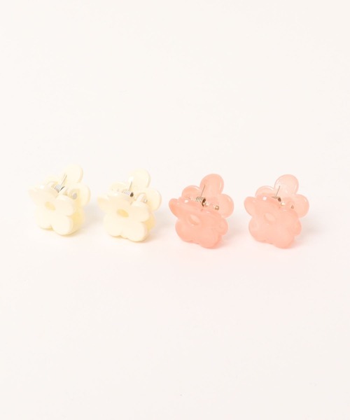 apres jour(アプレジュール)の「【apres jour×ARIAZ】フラワーミニヘアクリップ4SET(バレッタ/ヘアクリップ・レディース・アイボリー/ピンクベージュ・FREE)」の11枚目の写真