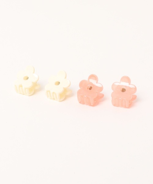 apres jour(アプレジュール)の「【apres jour×ARIAZ】フラワーミニヘアクリップ4SET(バレッタ/ヘアクリップ・レディース・アイボリー/ピンクベージュ・FREE)」の12枚目の写真