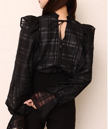 one after another NICE CLAUP | フェミニンで上品な印象。前後2WAYリボンブラウス(シャツ/ブラウス)