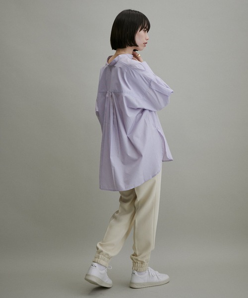 ブラウス シャツ TCブロードバンドカラーシャツ レディース ADAM ET ROPE' ブラウス シャツ 「一部サイト限定」TC