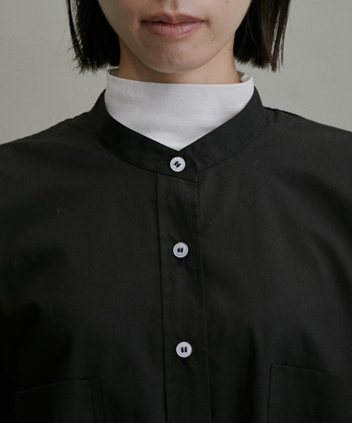 ADAM ET ROPE'（アダムエロペ）の「【ZOZO限定】TCブロードバンドカラーシャツ（シャツ/ブラウス・レディース・ブラック/ホワイト/ブルー/サックスブルー/ピンク系その他2・FREE）」の16枚目の写真