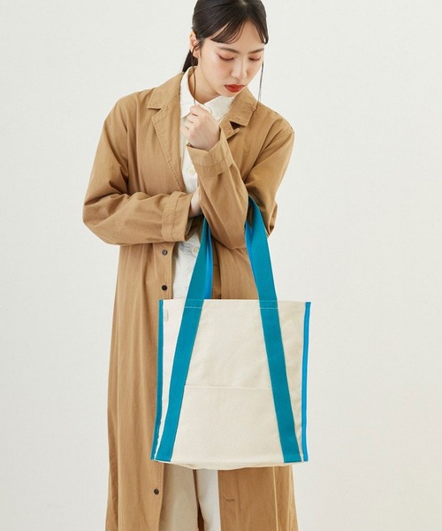 ROOTOTE（ルートート）の「ルートート/SN.A4オーガニックコットン-A（トートバッグ・レディース・ブルー/キャメル/ブラック/ピンク・FREE）」の13枚目の写真