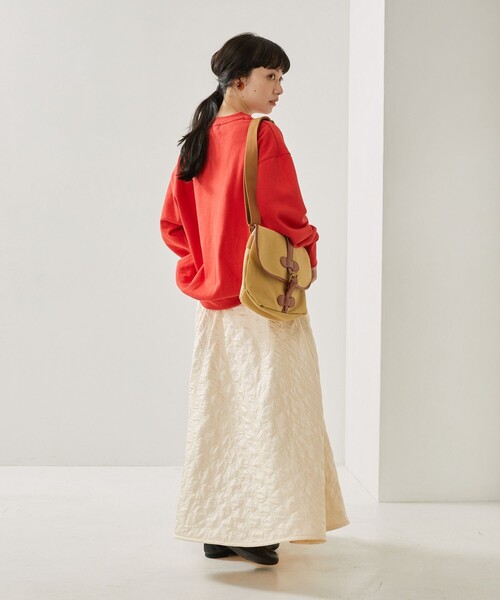 FREAK'S STORE（フリークスストア）の「キルトライナースカート（スカート・レディース・ブラック/オフホワイト/オリーブ・ﾌﾘ-）」の19枚目の写真