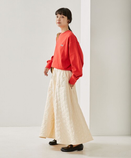 FREAK'S STORE（フリークスストア）の「キルトライナースカート（スカート・レディース・ブラック/オフホワイト/オリーブ・ﾌﾘ-）」の20枚目の写真