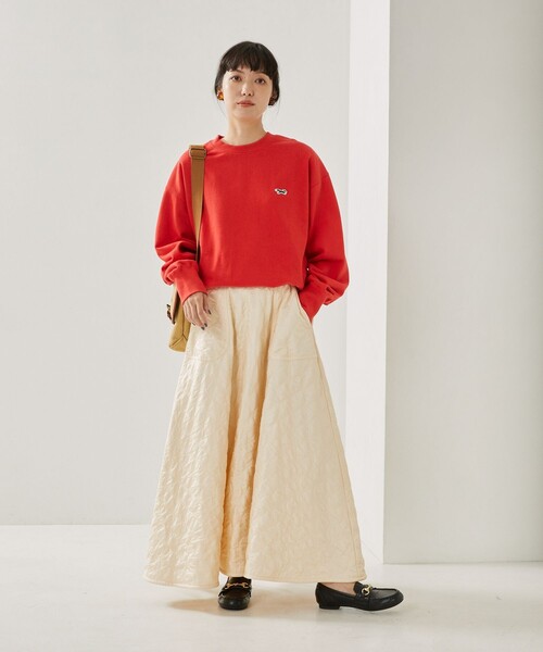 FREAK'S STORE（フリークスストア）の「キルトライナースカート（スカート・レディース・ブラック/オフホワイト/オリーブ・ﾌﾘ-）」の21枚目の写真