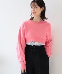 Ray BEAMS | Ray BEAMS / クロップド スウェット プルオーバー(スウェット)