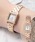 FERRAGAMO�i�t�F���K���j�́uSalvatore Ferragamo/�T�����@�g�[���E�t�F���K�� SQUARE �r���v FR-SFBY00419 ���f�B�[�X�i�A�i���O�r���v�j�v�b�z���C�g