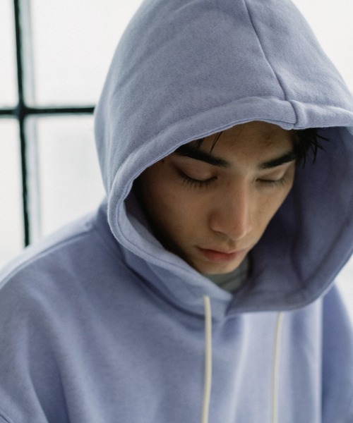 WHIMSIC（ウィムジック）の「【WHIMSIC】ヘビーウェイトスウェットフーディー（スウェット・メンズ・ブラック/ライトグレー/パープル・FREE）」の15枚目の写真