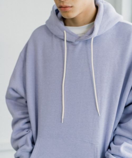 WHIMSIC（ウィムジック）の「【WHIMSIC】ヘビーウェイトスウェットフーディー（スウェット・メンズ・ブラック/ライトグレー/パープル・FREE）」の18枚目の写真