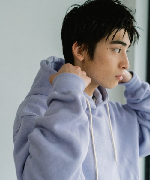 WHIMSIC（ウィムジック）の「【WHIMSIC】ヘビーウェイトスウェットフーディー（スウェット・メンズ・ブラック/ライトグレー/パープル・FREE）」の21枚目の写真