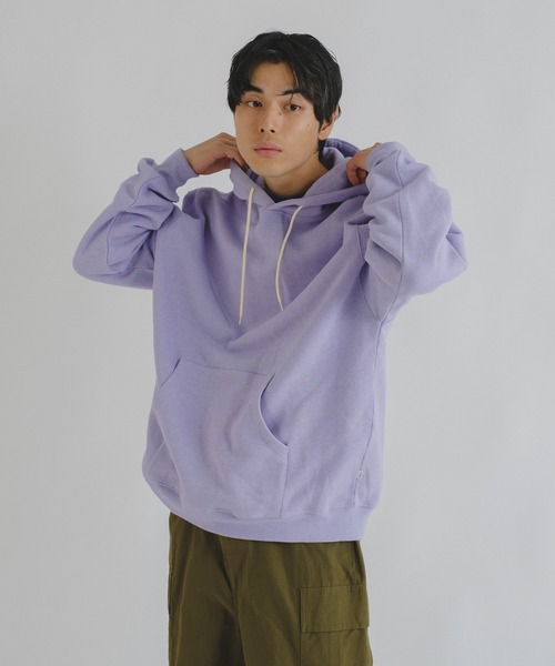 WHIMSIC（ウィムジック）の「【WHIMSIC】ヘビーウェイトスウェットフーディー（スウェット・メンズ・ブラック/ライトグレー/パープル・FREE）」の11枚目の写真